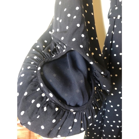 Bardot Polka Dot Mini Dress - Picture 8 of 8